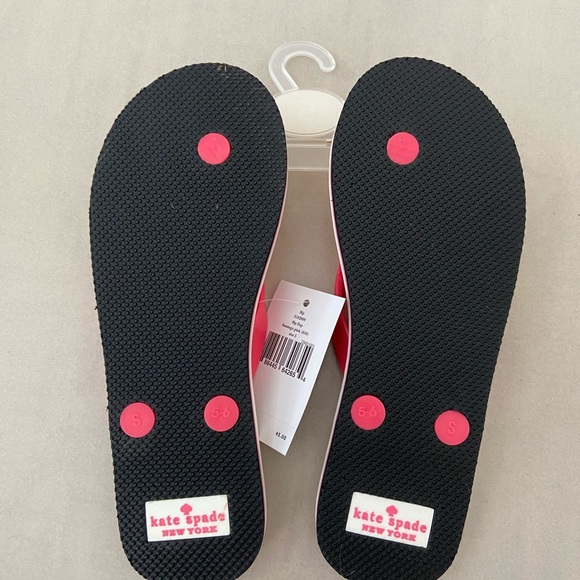 Kate Spade ♠️ Flamingo 🦩 Flip Flops - 5M - Picture 2 of 4